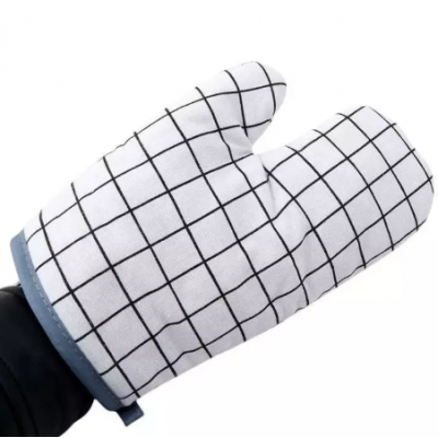 1Pcs Kitchen Cooking Microwave Oven Mitt Insulated Non-slip Pot Holder Oven Glove